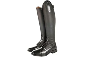 HKM SPORTS EQUIPMENT - Botas de equitación para niños, talla 34, color negro