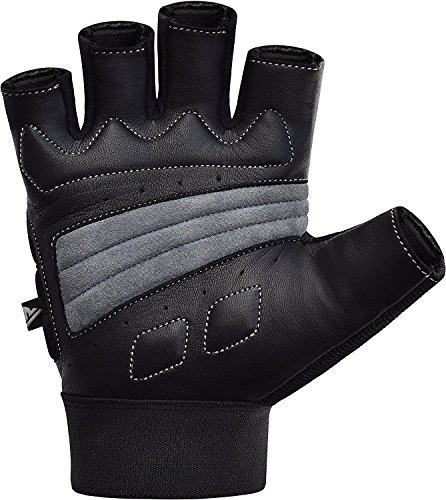 RDX Fitness Handschuhe Gewichtheben Handgelenkschutz Trainingshandschuhe Crossfit Sporthandschuhe krafttraining Bodybuilding Rindsleder Gym workout Gloves - 9