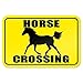 Produktbild Graphics and More 22,9 x 15,2 cm"Pferd CROSSING" Metall Schild