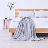 comprar colcha ganchillo colores ❄Salud y Comodidad❄--- Nos material de fibra de manta suave tiene las características de absorción de humedad, secado rápido y ventilación. Se secó rápidamente, por lo que no se enmohece fácilmente y genera bacterias, bueno para la piel sensible y los bebés.