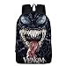 Produktbild SJYMKYC Kinder Venom Rucksack, Student Bookbag Laptop Rucksack Reise Computer Tasche Für Jungen Mädchen Kinder Jugendliche Film Fans