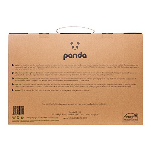 Panda Luxus Memory Foam Gedächtnis Schaum Bambus Kissen - 4