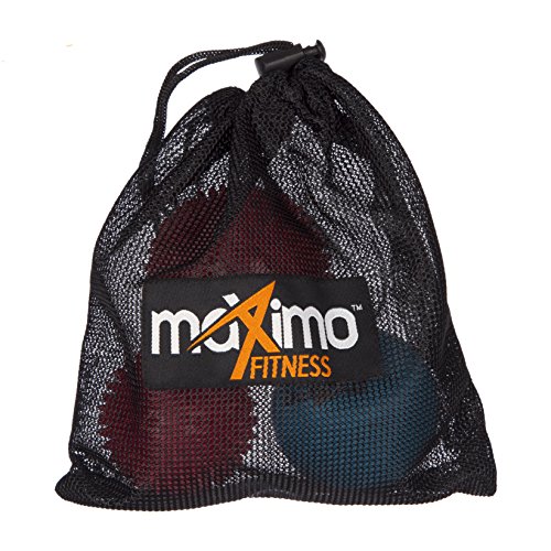 Massagebälle – 3er-Pack – Inklusive 2 Massagebällen mit Noppen und 1 Lacrosse-Ball für eine tiefe Muskelmassage – Perfekt für Rücken, Beine, Füße & Hände – 1 Jahr Garantie. - 5