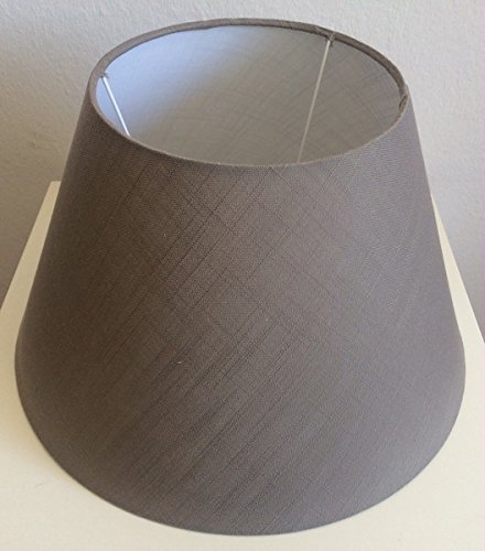 Ersatzschirm in cappuccino Farbe , E27 Schirm ,Glas ,Lampenschirm ,Ersatzglas ,Landhaus Aufsteckschirm , Stoffschirm,