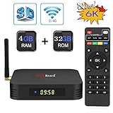 Android 9.0 OS. Die TX6 Android TV Box nimmt das leistungsstarke Android-9.0-Betriebssystem auf und bietet eine beispiellose Erfahrung, wenn Sie diese Mini-TV-Box zum Ausführen von Spielen, Filmen, TV-Shows und Musik ohne Einfrieren und Zwischenspeichern verwenden.