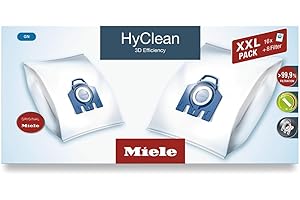 Miele 10408410 XXL Pack HyClean 3D GN, Vacuum Cleaner Bags, Keep Dust inside the Vacuum Cleaner, 4 boxes