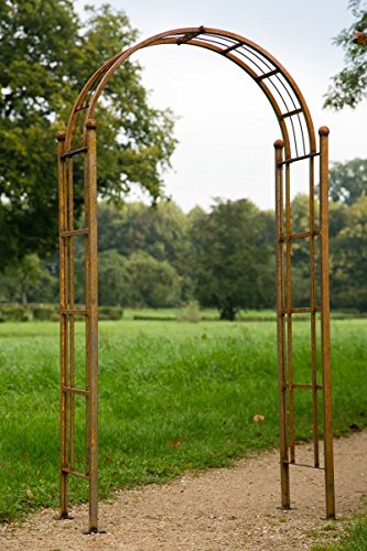 Rosenbogen Metall Breite: ca. 105 cm Rost Rankbogen - 2