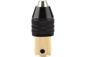 FAFEICY Mini Mandril De Apriete para Mini Taladro Eléctrico - Accesorio de Sujeción 0.3-3.4mm, 25g, Compatible con Taladros Miniatura y Amoladoras Eléctricas
