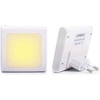 2 Stück LED Nachtlicht Steckdose mit Dämmerungssensor, Helligkeit Stufenlos Einstellbar Energiesparend Baby Licht…