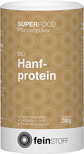 Preisvergleich Produktbild Feinstoff Bio Hanfprotein Pulver, 280 g