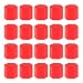 Generic Pack of 20 Car SUV Wheel Tire Screw Bolt Cover Cap Lug Nuts 17mm - red RS.345.00