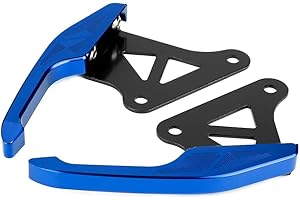 BOROCO Passenger Rear Grab, Motorcycle Passenger Grab Bar, Universal Aluminum Motorcycle Passenger Grab Bar Rear Seat Rail Handle Kit for Motorbike(blue)