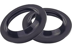 Road Passion 33 * 45/51 * 13 mm Retenes horquillas Guardapolvo Compatible con Yamaha XV250 H-S Virago 1988-1999/ XV250 Virago 250 1995-2007 / Gilera 50 Cannibal/Kawasaki KX80 E3 / F2 1984-1985