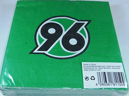 Preisvergleich Produktbild Hannover 96 Servietten - napkins - serviettes - pañales H96