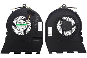 KINPOWER Ventilateur de CPU Fan 4Pin Compatible Avec Dell Inspiron 15-5565 15-5567 17-5767