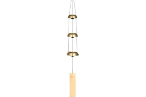 WOODSTOCK CHIMES Woodstock Windspiel Temple Bells, Gold, 62,2 cm
