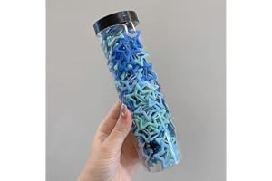för y2k Star hårklämmor 3 cm droppande oljefinish för y2k Star | Förtjusande stjärnform, glansig droppande oljekappa, slitstark plast, 3 cm storlek, lekfull för y2k estetik (M)