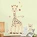 Produktbild RoomMates RMK2864GM Sophie La Giraffe Peel & Stick Giant Wall Decals, 11 Count