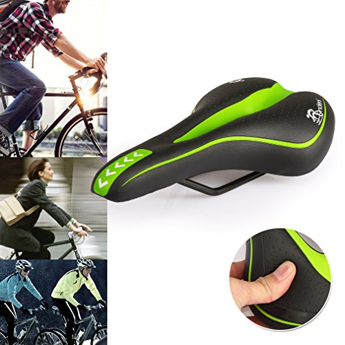 Ondeni® Fahrradsattel Fahrradsitz Tourensattel Fahhrad Sattel Damen Herren Sattelbezug