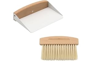 YINGLUOEU Scopa Paletta Set Paletta e Spazzola a Mano Mini Spazzole da Tavolo con Paletta per Briciole Ufficio Cucina Tavoli da Pranzo