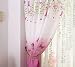 Ouneed Fashion Butterfly Calico Finished Product Cloth Window Screens Curtain
