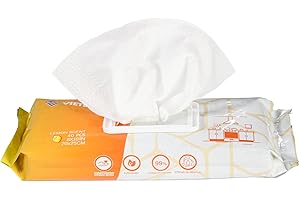 VIETDAI HYUNDAI VIETDAI Toallitas Limpieza Cocina, Toallita Para Placa De InduccióN Grande Y Grueso, Toallitashúmedas Desengrasantes Cocina Aplicable A Limpiar Estufas, Horno, Campana Extractora - 40 Unidades