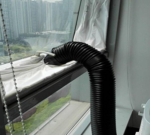 JOYOOO AirLock 100 Fensterabdichtung für mobile Klimageräte und Ablufttrockner Hot Air Stop - 5