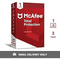 McAfee Total Protection (Windows / Mac / Android / iOS) - 1 User, 3 Years (Email Delivery in 2 hours- No CD)