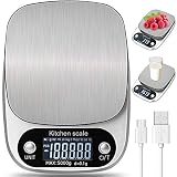 balanza de alimentos digital MULTIFUNCIONAL - ♥ - Smart Digital báscula puede convertir de 9 unidades de peso：g/oz/ml/ct/kg /tl /fl:oz/lb:oz/lb y obtener los resultados en la pantalla LCD, Fácilmente completo para medir el peso de líquidos y alimentos.LENDOO ofrece un año de garantía.