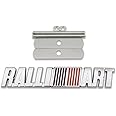 Autotrends Car 3D Metal Auto Parts Automotive Accessories Sports Logo Front Grill Badge Emblem Decal Black Racing Sport Gift (Ralliart)