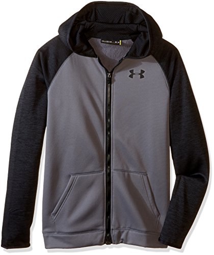 Preisvergleich Produktbild Under Armour Jungen Fitness Sweatshirt AF Storm MAGZIP Hoody, grau, S
