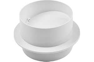 Jonikuper Clapet anti-retour de tuyau en PVC pour salle de bain et cuisine, empêche l'irrigation inverse (100 mm)