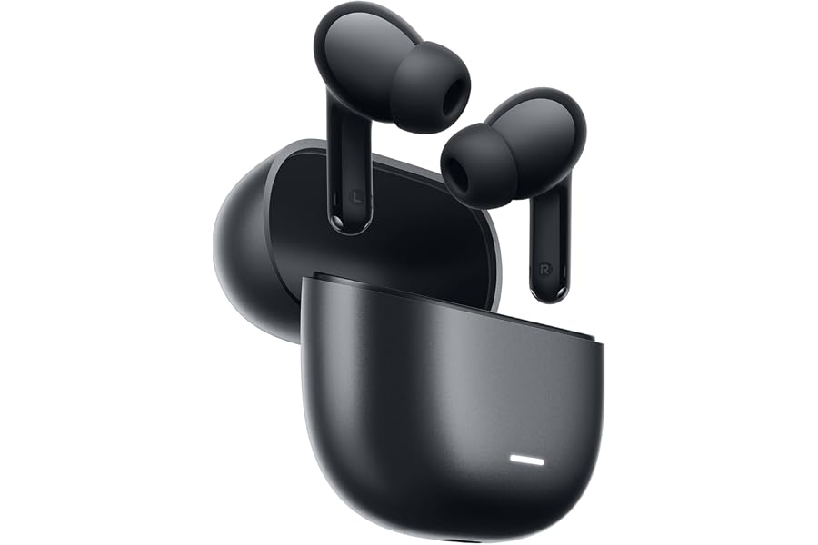 XIAOMI REDMI Buds 8 Lite, Auriculares inalámbricos, ANC, Negro | ANC 42 dB, driver 12,4 mm, 36 h, 5 EQ, Bluetooth 5.4