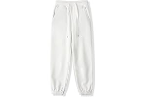 BINIDUCKLING Jungen Jogginghose mit Gummizug, Unisex Kinder Jogger Hosen Sweathosen Sporthose Lang, Einfarbige 5-12 Jahre