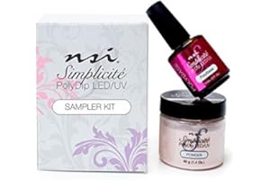 NSI PROFESSIONAL SALON SIMPLICITE POLY DIP LED UV NAIL SALON SAMPLER KIT -