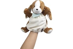 KALOO Les Amis Chien Tiramisu Doudou MARIONNETTE 25CM Beige