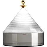 Kartell Trullo Contenitore, Termoplastica tecnopolimerica, Cristallo/Fume, H27 x Ø 25 cm