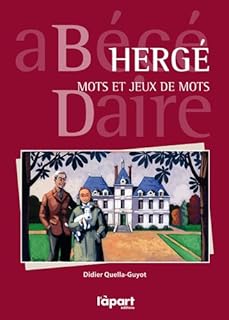 jaquette livre HERGE, MOTS ET JEUX DE MOTS