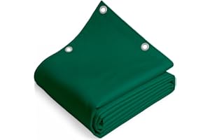 Telomeriti Telone in PVC 650g/m², con Occhielli in Alluminio, Rinforzato, per Camion, Impermeabile, Copritutto da Esterno, Vari Colori, Made in Italy (Verde Scuro, 2,5X2 Metri (5 MQ))
