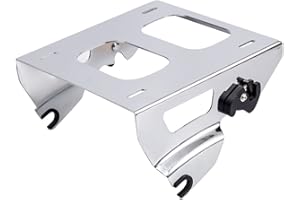 CELOMT Detachable Solo Tour Pak Pack Mounting Luggage Rack Fit Harley Touring Electra Glide Road King Street Glide Road Glide CVO 2014-2022 (Chrome)