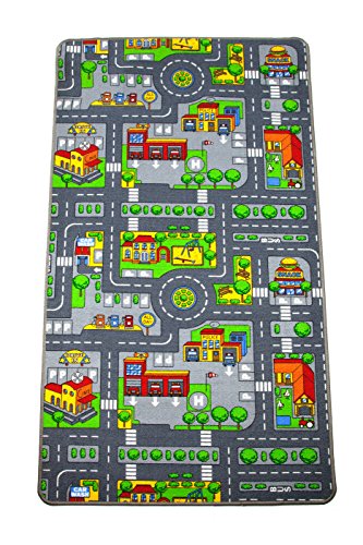 Kids Road Map Playmat Rug