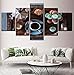 Produktbild Kent Bailey leinwand Tea Coffee Wall Art Bilder 5 Pieces modulare Wallpaper Poster drucken für Wohnzimmer - Einrichtung