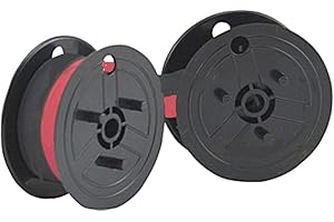 F=T=I-FARBBANDFABRIK MEHMET DEMIRKAYA Farbband - schwarz-rot- für Casio FR 620 TEC als Doppelspule - Farbbandfabrik Original