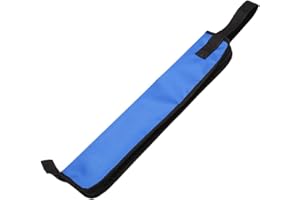 Étui Toruiwa pour baguettes de batterie - Sacoche portable en tissu Oxford imperméable avec sangle de transport 46*10cm bleu