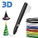 Produktbild SUNLU 3D Pen Neuestes Geschenk für Erwachsene, Jugendliche, Kinder, Druck- und Zeichenstift für 3D-Drucker, USB Power Bank PLA und PCL-kompatible 2PCS-Filament-Minen, Schwarz
