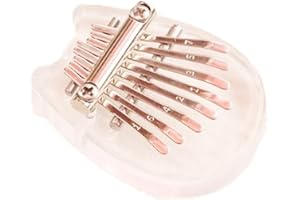 HAOWUL Mini Kalimba 8 Keys Thumb Piano Great Sound Finger Keyboard Musical Instrument