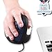 Produktbild ev. USB Wired Ergonomic Vertical Mouse Comfortable Laser Ergo Gaming Mice with 6 Programmable Buttons and Adjustable DPI 500/1500/2000/3500 for Laptops and PC with 4 Colors LED Light - Right-Handed