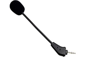 MICMXMO Microphone de Rechange 3,5 mm Micro Boom Compatible avec Corsair HS50 HS60 HS70 HS70 SE Gaming Casques Mic pour PS4 PS5 Switch Mac PC