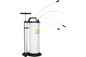 MorNon Ölabsaugpumpe 9L mit 3 Schläuchen Absaugpumpe Öl Bremsenentlüftungsgerät Flüssigkeitsabsaugpumpe Ölablassgerät Manuelle Absaugpumpe für Fahrzeugölwechsel Motorölwechsel