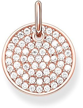 Thomas Sabo Damen-Anhänger Love Bridge 925 Sterling Silber 750 rosegold vergoldet 1.4 cm LBPE0011-416-14